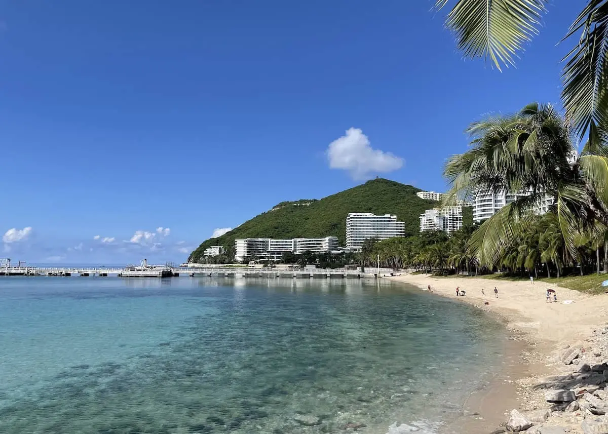Hainan beach and pristine waters